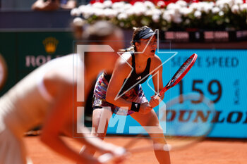2023-05-05 - Elena-Gabriela Ruse of Romania plays doubles with Marta Kostyuk of Ukraine against Coco Gauff and Jessica Pegula of United States during the Mutua Madrid Open 2023, Masters 1000 tennis tournament on May 5, 2023 at Caja Magica in Madrid, Spain - TENNIS - MUTUA MADRID OPEN 2023 - INTERNATIONALS - TENNIS