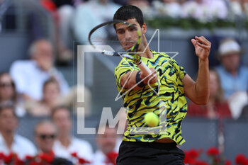 2023-05-07 - Carlos Alcaraz defeated Jan Lennard Struff (Ger) in the final at the Mutua Madrid Open 2023, Masters 1000 tennis tournament on May 7, 2023 at Caja Magica in Madrid, Spain - TENNIS - MUTUA MADRID OPEN 2023 - INTERNATIONALS - TENNIS