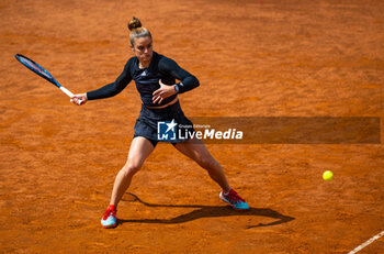 2023-05-12 - Maria Sakkari of Greece in action during the second round of 2023 Internazionali BNL d’Italia, Masters 1000 tennis tournament on May 12, 2023 at Foro Italico in Rome, Italy - TENNIS - 2023 INTERNAZIONALI BNL D'ITALIA - INTERNATIONALS - TENNIS