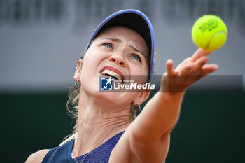 2023-05-22 - Katharina HOBGARSKI of Germany during the first qualifying day of Roland-Garros 2023, Grand Slam tennis tournament, Previews on May 22, 2023 at Roland-Garros stadium in Paris, France - TENNIS - ROLAND GARROS 2023 - PREVIEWS - INTERNATIONALS - TENNIS
