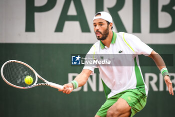 2023-05-23 - Laurent LOKOLI of France during the second qualifying day of Roland-Garros 2023, Grand Slam tennis tournament, Previews on May 23, 2023 at Roland-Garros stadium in Paris, France - TENNIS - ROLAND GARROS 2023 - PREVIEWS - INTERNATIONALS - TENNIS