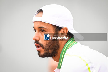 2023-05-23 - Laurent LOKOLI of France during the second qualifying day of Roland-Garros 2023, Grand Slam tennis tournament, Previews on May 23, 2023 at Roland-Garros stadium in Paris, France - TENNIS - ROLAND GARROS 2023 - PREVIEWS - INTERNATIONALS - TENNIS