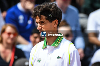2023-05-23 - Pierre-Hugues HERBERT of France during the second qualifying day of Roland-Garros 2023, Grand Slam tennis tournament, Previews on May 23, 2023 at Roland-Garros stadium in Paris, France - TENNIS - ROLAND GARROS 2023 - PREVIEWS - INTERNATIONALS - TENNIS