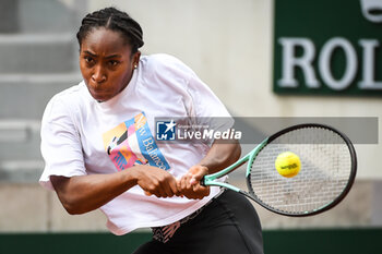 2023-05-23 - Coco GAUFF of United States during a training session of Roland-Garros 2023, Grand Slam tennis tournament, Previews on May 23, 2023 at Roland-Garros stadium in Paris, France - TENNIS - ROLAND GARROS 2023 - PREVIEWS - INTERNATIONALS - TENNIS