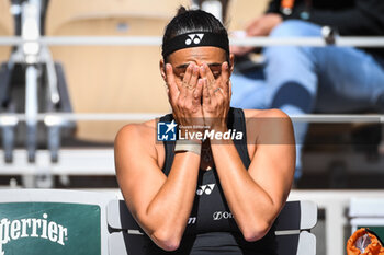 2023-05-24 - Caroline GARCIA of France looks dejected during a training session of Roland-Garros 2023, Grand Slam tennis tournament, Previews on May 24, 2023 at Roland-Garros stadium in Paris, France - TENNIS - ROLAND GARROS 2023 - PREVIEWS - INTERNATIONALS - TENNIS
