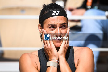 2023-05-24 - Caroline GARCIA of France looks dejected during a training session of Roland-Garros 2023, Grand Slam tennis tournament, Previews on May 24, 2023 at Roland-Garros stadium in Paris, France - TENNIS - ROLAND GARROS 2023 - PREVIEWS - INTERNATIONALS - TENNIS