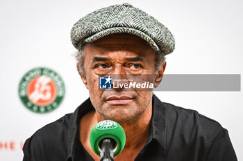 2023-05-27 - French singer and former tennis player Yannick NOAH during Roland-Garros 2023, Grand Slam tennis tournament, Previews on May 27, 2023 at Roland-Garros stadium in Paris, France - TENNIS - ROLAND GARROS 2023 - PREVIEWS - INTERNATIONALS - TENNIS