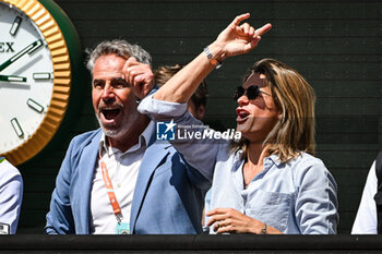 2023-05-27 - Marc MAURY and Amelie MAURESMO director of Roland Garros during the concert of French singer and former tennis player Yannick NOAH at Roland-Garros 2023, Grand Slam tennis tournament, Previews on May 27, 2023 at Roland-Garros stadium in Paris, France - TENNIS - ROLAND GARROS 2023 - PREVIEWS - INTERNATIONALS - TENNIS