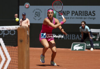 2023-05-27 - Caroline Garcia of France warms up on the eve of the French Open 2023, second Grand Slam tennis tournament of the season on May 27, 2023 at stade Roland-Garros in Paris, France - TENNIS - ROLAND GARROS 2023 - PREVIEWS - INTERNATIONALS - TENNIS