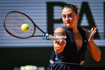 2023-05-28 - Marta KOSTYUK of Ukraine during the first day of Roland-Garros 2023, Grand Slam tennis tournament, on May 28, 2023 at Roland-Garros stadium in Paris, France - TENNIS - ROLAND GARROS 2023 - WEEK 1 - INTERNATIONALS - TENNIS