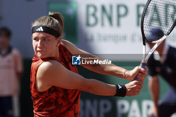 2023-05-28 - Karolina Muchova of Czech Republic during day 1 of the 2023 French Open, Roland-Garros 2023, second Grand Slam tennis tournament of the year, on May 28, 2023 at stade Roland-Garros in Paris, France - TENNIS - ROLAND GARROS 2023 - WEEK 1 - INTERNATIONALS - TENNIS
