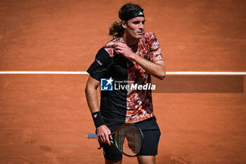 2023-05-28 - Stefanos TSITSIPAS of Greece during the first day of Roland-Garros 2023, Grand Slam tennis tournament, on May 28, 2023 at Roland-Garros stadium in Paris, France - TENNIS - ROLAND GARROS 2023 - WEEK 1 - INTERNATIONALS - TENNIS