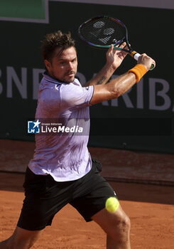 2023-05-29 - Stan Wawrinka of Switzerland during day 2 of the 2023 French Open, Roland-Garros 2023, second Grand Slam tennis tournament of the year, on May 29, 2023 at stade Roland-Garros in Paris, France - TENNIS - ROLAND GARROS 2023 - WEEK 1 - INTERNATIONALS - TENNIS