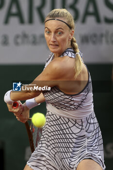 2023-05-29 - Petra Kvitova of Czech Republic during day 2 of the 2023 French Open, Roland-Garros 2023, second Grand Slam tennis tournament of the year, on May 29, 2023 at stade Roland-Garros in Paris, France - TENNIS - ROLAND GARROS 2023 - WEEK 1 - INTERNATIONALS - TENNIS