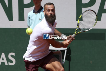 2023-05-29 - Benoit Paire of France during day 2 of the 2023 French Open, Roland-Garros 2023, second Grand Slam tennis tournament of the year, on May 29, 2023 at stade Roland-Garros in Paris, France - TENNIS - ROLAND GARROS 2023 - WEEK 1 - INTERNATIONALS - TENNIS