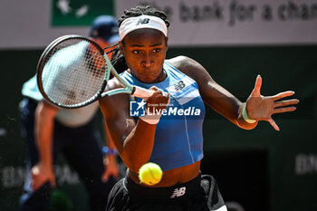2023-05-30 - Coco GAUFF of United States during the third day of Roland-Garros 2023, Grand Slam tennis tournament, on May 30, 2023 at Roland-Garros stadium in Paris, France - TENNIS - ROLAND GARROS 2023 - WEEK 1 - INTERNATIONALS - TENNIS