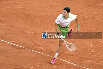 2023-05-30 - Arthur Rinderknech during the French Open, Grand Slam tennis tournament on May 30, 2023 at Roland Garros stadium in Paris, France - TENNIS - ROLAND GARROS 2023 - WEEK 1 - INTERNATIONALS - TENNIS