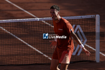 2023-05-31 - Thanasi Kokkinakis of Australia celebrates his victory over Stan Wawrinka of Switzerland during day 4 of the 2023 French Open, Roland-Garros 2023, second Grand Slam tennis tournament of the year, on May 31, 2023 at Stade Roland-Garros in Paris, France - TENNIS - ROLAND GARROS 2023 - WEEK 1 - INTERNATIONALS - TENNIS