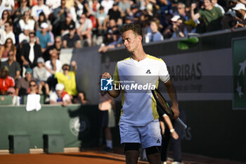 2023-05-31 - Luca Van Assche during the French Open, Grand Slam tennis tournament on May 31, 2023 at Roland Garros stadium in Paris, France. Photo Victor Joly / DPPI - TENNIS - ROLAND GARROS 2023 - WEEK 1 - INTERNATIONALS - TENNIS