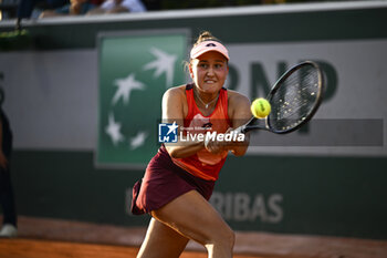 2023-05-31 - Kamilla Rakhimova during the French Open, Grand Slam tennis tournament on May 31, 2023 at Roland Garros stadium in Paris, France. Photo Victor Joly / DPPI - TENNIS - ROLAND GARROS 2023 - WEEK 1 - INTERNATIONALS - TENNIS