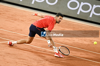 2023-05-31 - Novak Djokovic of Serbia during the French Open, Grand Slam tennis tournament on May 31, 2023 at Roland Garros stadium in Paris, France. Photo Victor Joly / DPPI - TENNIS - ROLAND GARROS 2023 - WEEK 1 - INTERNATIONALS - TENNIS