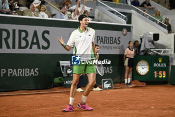 2023-06-01 - Arthur Rinderknech during the French Open, Grand Slam tennis tournament on June 1, 2023 at Roland Garros stadium in Paris, France. Photo Victor Joly / DPPI - TENNIS - ROLAND GARROS 2023 - WEEK 1 - INTERNATIONALS - TENNIS