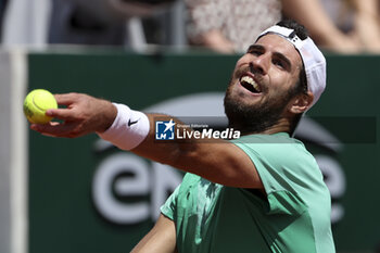 2023-06-02 - Karen Khachanov of Russia during day 6 of the 2023 French Open, Roland-Garros 2023, second Grand Slam tennis tournament of the year, on June 2, 2023 at Stade Roland-Garros in Paris, France - TENNIS - ROLAND GARROS 2023 - WEEK 1 - INTERNATIONALS - TENNIS