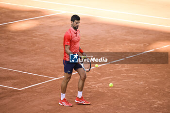 2023-06-02 - Novak Djokovic of Serbia during the French Open, Grand Slam tennis tournament on June 2, 2023 at Roland Garros stadium in Paris, France. Photo Victor Joly / DPPI - TENNIS - ROLAND GARROS 2023 - WEEK 1 - INTERNATIONALS - TENNIS