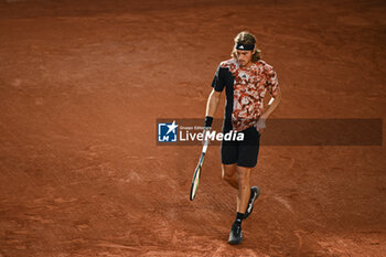 2023-06-02 - Stefanos Tsitsipas during the French Open, Grand Slam tennis tournament on June 2, 2023 at Roland Garros stadium in Paris, France. Photo Victor Joly / DPPI - TENNIS - ROLAND GARROS 2023 - WEEK 1 - INTERNATIONALS - TENNIS