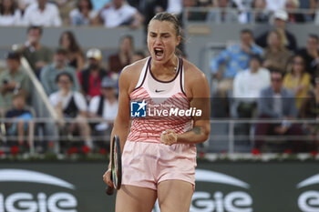 2023-06-04 - Aryna Sabalenka of Belarus during day 8 of the 2023 French Open, Roland-Garros 2023, second Grand Slam tennis tournament of the year, on June 4, 2023 at Stade Roland-Garros in Paris, France - TENNIS - ROLAND GARROS 2023 - WEEK 1 - INTERNATIONALS - TENNIS
