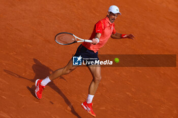 2023-06-06 - Novak Djokovic of Serbia during the French Open 2023, Roland-Garros 2023, Grand Slam tennis tournament, on june 6, 2023 at Stade Roland-Garros in Paris, France - TENNIS - ROLAND GARROS 2023 - WEEK 2 - INTERNATIONALS - TENNIS