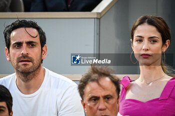 2023-06-06 - Camille COMBAL and his partner Marie TREILLE STEFANI during the tenth day of Roland-Garros 2023, Grand Slam tennis tournament, on June 06, 2023 at Roland-Garros stadium in Paris, France - TENNIS - ROLAND GARROS 2023 - WEEK 2 - INTERNATIONALS - TENNIS