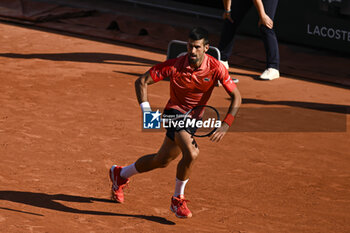2023-06-06 - Novak Djokovic of Serbia during the French Open, Grand Slam tennis tournament on June 6, 2023 at Roland Garros stadium in Paris, France. Photo Victor Joly / DPPI - TENNIS - ROLAND GARROS 2023 - WEEK 2 - INTERNATIONALS - TENNIS