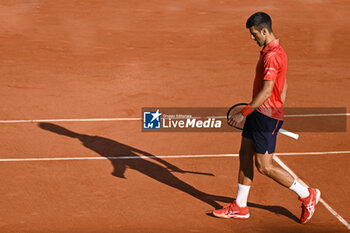 2023-06-06 - Novak Djokovic of Serbia during the French Open, Grand Slam tennis tournament on June 6, 2023 at Roland Garros stadium in Paris, France. Photo Victor Joly / DPPI - TENNIS - ROLAND GARROS 2023 - WEEK 2 - INTERNATIONALS - TENNIS