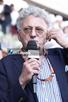 2023-06-06 - Nelson Monfort during the French Open, Grand Slam tennis tournament on June 6, 2023 at Roland Garros stadium in Paris, France. Photo Victor Joly / DPPI - TENNIS - ROLAND GARROS 2023 - WEEK 2 - INTERNATIONALS - TENNIS