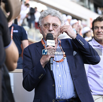 2023-06-06 - Nelson Monfort during the French Open, Grand Slam tennis tournament on June 6, 2023 at Roland Garros stadium in Paris, France. Photo Victor Joly / DPPI - TENNIS - ROLAND GARROS 2023 - WEEK 2 - INTERNATIONALS - TENNIS