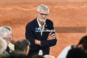2023-06-06 - Gilles Moretton FFT president during the French Open, Grand Slam tennis tournament on June 6, 2023 at Roland Garros stadium in Paris, France. Photo Victor Joly / DPPI - TENNIS - ROLAND GARROS 2023 - WEEK 2 - INTERNATIONALS - TENNIS