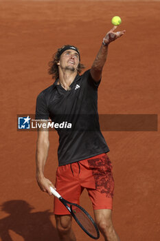 2023-06-07 - Alexander Zverev of Germany during the French Open 2023, Roland-Garros 2023, Grand Slam tennis tournament, on June 7, 2023 at Stade Roland-Garros in Paris, France - TENNIS - ROLAND GARROS 2023 - WEEK 2 - INTERNATIONALS - TENNIS