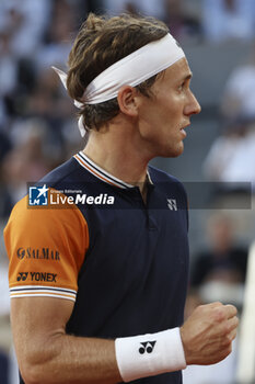 2023-06-07 - Casper Ruud of Norway during the French Open 2023, Roland-Garros 2023, Grand Slam tennis tournament, on June 7, 2023 at Stade Roland-Garros in Paris, France - TENNIS - ROLAND GARROS 2023 - WEEK 2 - INTERNATIONALS - TENNIS