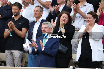 2023-06-11 - President of the International Olympic Committee Thomas Bach attends the Men's Singles Final at the French Open, Roland Garros 2023, Grand Slam tennis tournament, on June 11, 2023 at Stade Roland-Garros in Paris, France - TENNIS - ROLAND GARROS 2023 - WEEK 2 - INTERNATIONALS - TENNIS