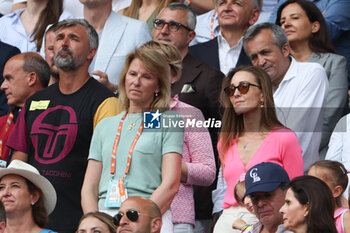 2023-06-11 - Goran Ivanisevic, Dijana Djokovic, Jelena Djokovic attend the Men's Singles Final at the French Open, Roland Garros 2023, Grand Slam tennis tournament, on June 11, 2023 at Stade Roland-Garros in Paris, France - TENNIS - ROLAND GARROS 2023 - WEEK 2 - INTERNATIONALS - TENNIS