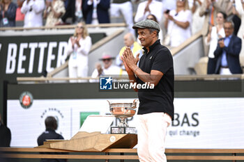 2023-06-11 - Yannick Noah during the French Open final, Grand Slam tennis tournament on June 11, 2023 at Roland Garros stadium in Paris, France. Photo Victor Joly / DPPI - TENNIS - ROLAND GARROS 2023 - WEEK 2 - INTERNATIONALS - TENNIS
