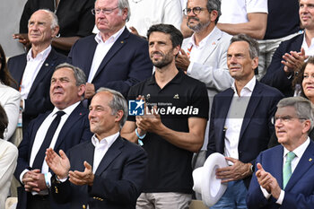 2023-06-11 - Tony Estanguet during the French Open final, Grand Slam tennis tournament on June 11, 2023 at Roland Garros stadium in Paris, France. Photo Victor Joly / DPPI - TENNIS - ROLAND GARROS 2023 - WEEK 2 - INTERNATIONALS - TENNIS