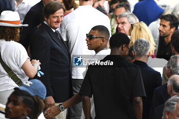 2023-06-11 - Kylian Mbappe during the French Open final, Grand Slam tennis tournament on June 11, 2023 at Roland Garros stadium in Paris, France. Photo Victor Joly / DPPI - TENNIS - ROLAND GARROS 2023 - WEEK 2 - INTERNATIONALS - TENNIS