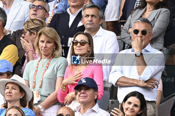 2023-06-11 - Dijana, Srdjan and Jelena in the box of Djokovic during the French Open final, Grand Slam tennis tournament on June 11, 2023 at Roland Garros stadium in Paris, France. Photo Victor Joly / DPPI - TENNIS - ROLAND GARROS 2023 - WEEK 2 - INTERNATIONALS - TENNIS