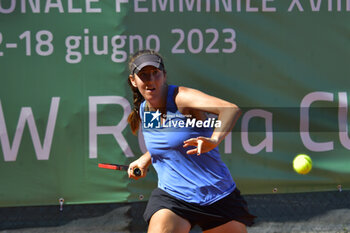 2023-06-16 - Sapfo Sakellaridi (GRC) during the match of round of 16 of ITF W60 Women's Tennis Tournament BMW Cup on June 16, 2023 at Reale Circolo Canottieri Tevere Remo in Rome, Italy - ITF W60 ROME – BMW CUP - INTERNATIONALS - TENNIS