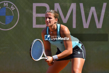 2023-06-16 - Aurora Zantedeschi (ITA) during the match of round of 16 of ITF W60 Women's Tennis Tournament BMW Cup on June 16, 2023 at Reale Circolo Canottieri Tevere Remo in Rome, Italy - ITF W60 ROME – BMW CUP - INTERNATIONALS - TENNIS