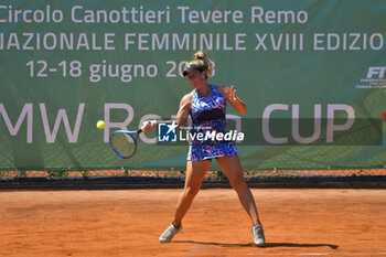 2023-06-16 - Dalila Spiteri (ITA) during the match of round of 16 of ITF W60 Women's Tennis Tournament BMW Cup on June 16, 2023 at Reale Circolo Canottieri Tevere Remo in Rome, Italy - ITF W60 ROME – BMW CUP - INTERNATIONALS - TENNIS