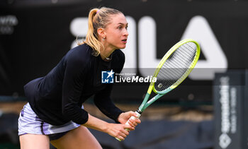 2023-06-20 - Aliaksandra Sasnovich of Belarus in action during the first round of the 2023 bett1 Open, WTA 500 tennis tournament on June 20, 2023 in Berlin, Germany - TENNIS - WTA - BETT1 OPEN 2023 - INTERNATIONALS - TENNIS