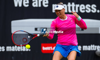 2023-06-20 - Vera Zvonareva of Russia in action during the first round of the 2023 bett1 Open, WTA 500 tennis tournament on June 20, 2023 in Berlin, Germany - TENNIS - WTA - BETT1 OPEN 2023 - INTERNATIONALS - TENNIS